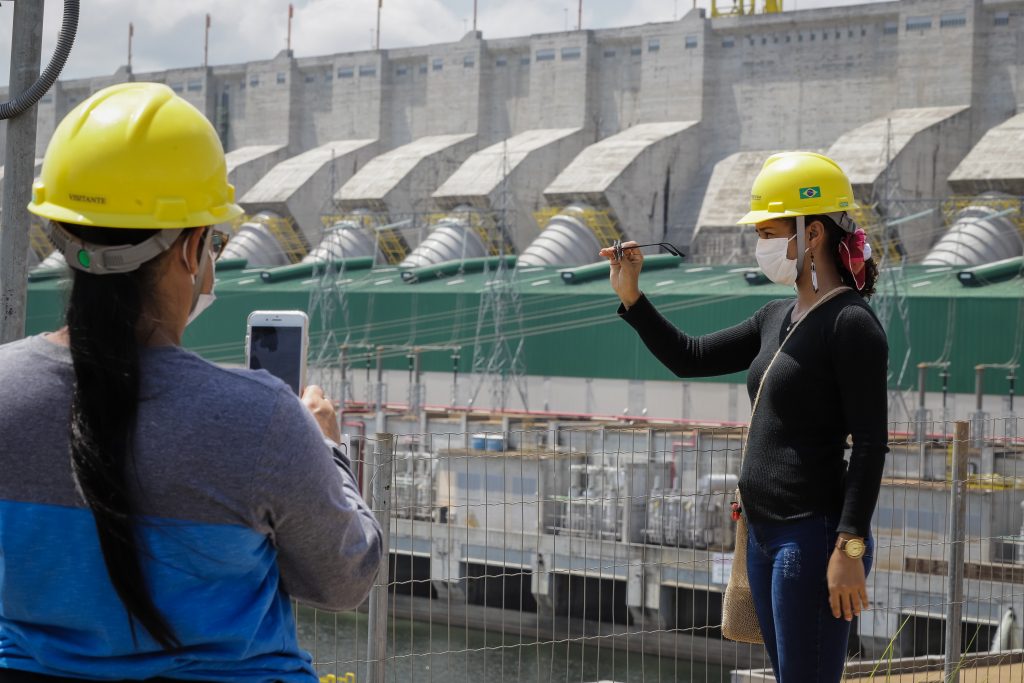 Professores da EMEF Indigena Bep Pryti visitam Usina Belo Monte, pelo Projeto Conheça Belo Monte .  Foto: Jaime Souzza / Norte Energia
