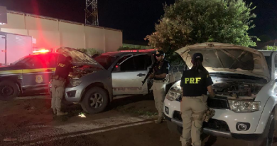 Camionetes recuperadas (Foto:PRF)