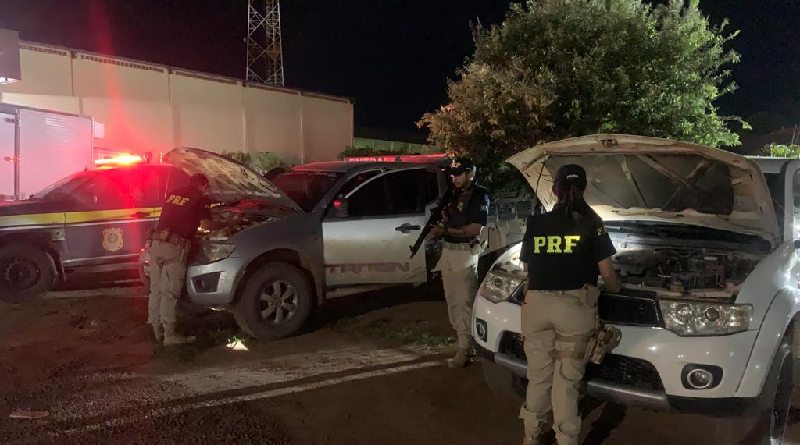 Camionetes recuperadas (Foto:PRF)