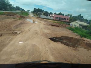 Local proximo bairro indsutrial onde foi encontrado