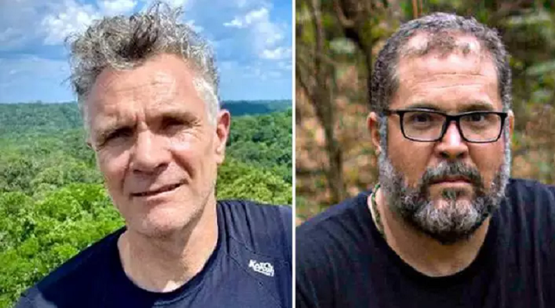 Dom Phillips e Bruno Pereira - Foto:Reprodução