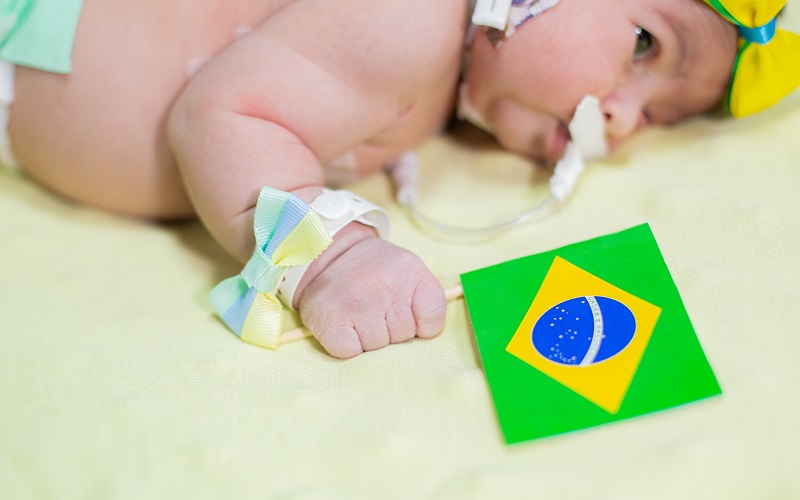 eodora Maria nasceu na UTI Neonatal do HRSP. Fotografia Nubia Suriane voluntaria da Pró-Saúde