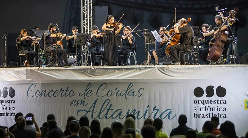 Apresentação pioneira em Altamira no Estado do Pará. foto: Jaime Souzza/Norte Energia