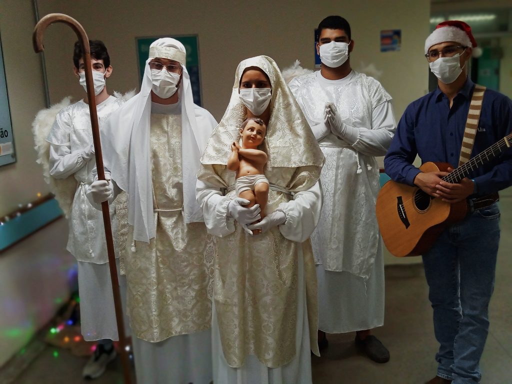 Presépio Vivo Percorreu as unidades de Internação do HRSP, e emociou os pacientes. Fotografia Comunicação Pró -Saúde (3)