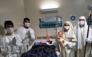 Presépio Vivo Percorreu as unidades de Internação do HRSP, e emociou os pacientes. Fotografia Comunicação Pró -Saúde (4)