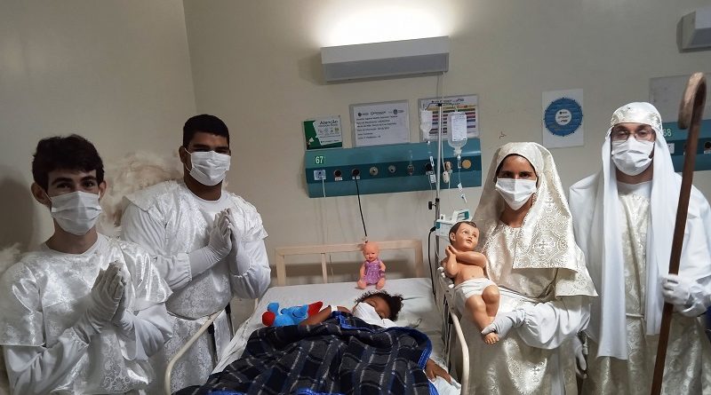 Presépio Vivo Percorreu as unidades de Internação do HRSP, e emociou os pacientes. Fotografia Comunicação Pró -Saúde (4)