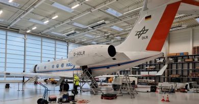 O avião HALO, usado para a coleta de amostras de ar atmosférico da Amazônia. — Foto: Divulgação