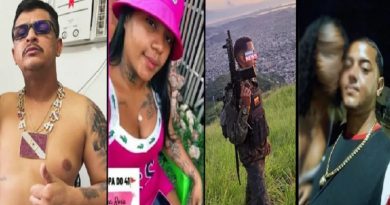 Léo 41, Faixa Rosa, Turista e Maycon: alguns dos mortos da operação no Complexo do Salgueiro — Foto: Reprodução/Rede social