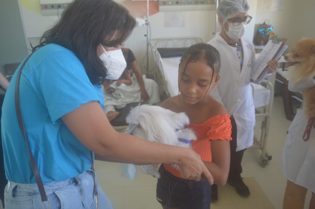 Pets também visitaram as crianças na Clínica Pediátrica_Instituto Mais Saúde (1)