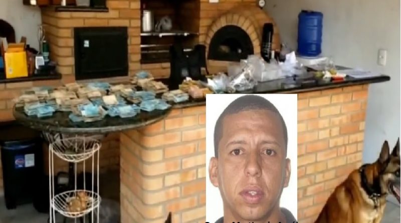 Dinheiro e armas foi encontrado na residência do Fantasma em Novo Progresso.
