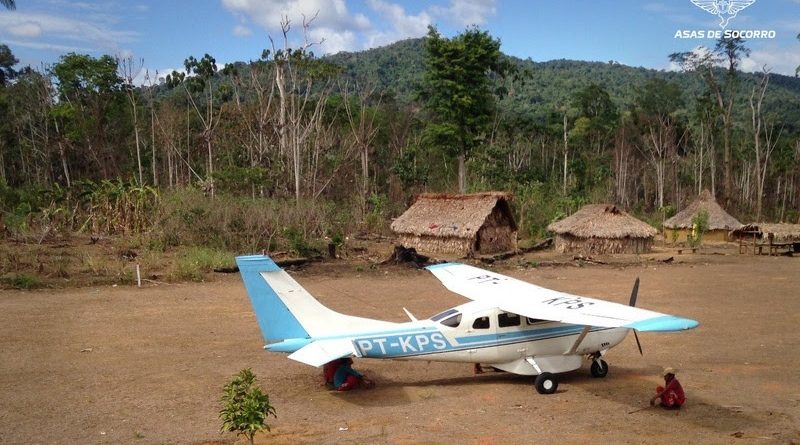 Asas de Socorro, uma organização cristã missionária que fornece apoio logístico, incluindo aviões, para áreas remotas. Foto: Reprodução/Asas do Socorro
