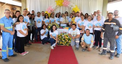 Visita da Santa na Imerys - Foto Divulgação