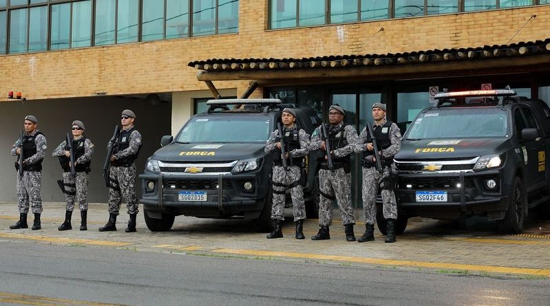 Natal (RN) , 18.03.2023 - 18/03/2023 FORÇA NACIONAL ATUANDO NO RIO GRANDE DO NORTE.  FOTO: TOM COSTA/MJSP