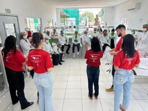 Concientizção O Regional de Marabá, realizou palestras educativas em escolas e instituições para incentivar a doação de sangue (2)