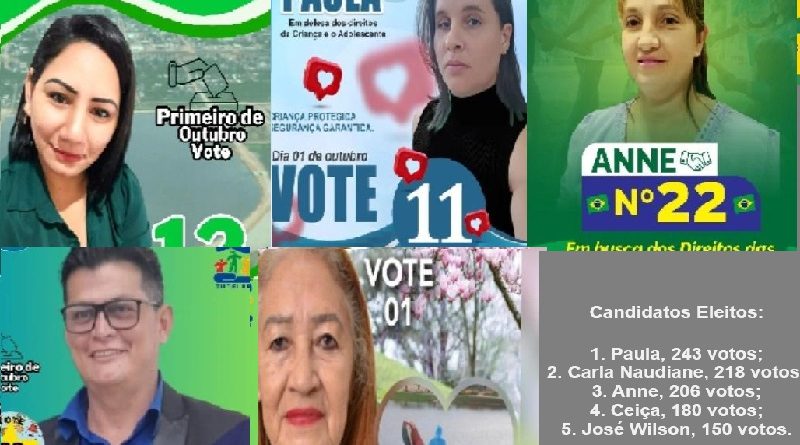 Conselheiros eleitos de Novo Progresso-PA