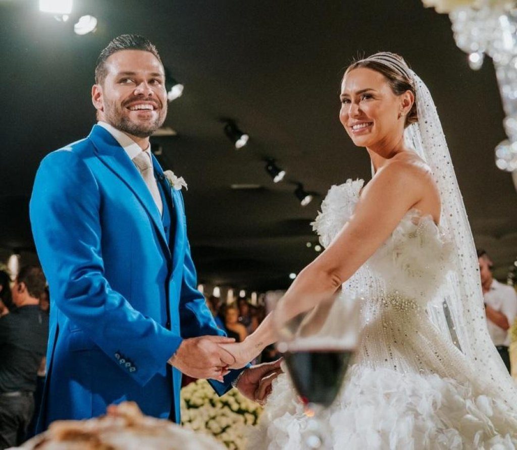 'Barão do agro' fez festa de casamento milionária para filha, Rayssa Scheffer — Foto: @torinzanette