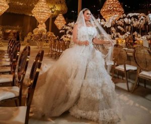 'Barão do agro' fez festa de casamento milionária para filha, Rayssa Scheffer — Foto: @torinzanette