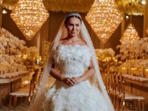 'Barão do agro' fez festa de casamento milionária para filha, Rayssa Scheffer — Foto: @torinzanette