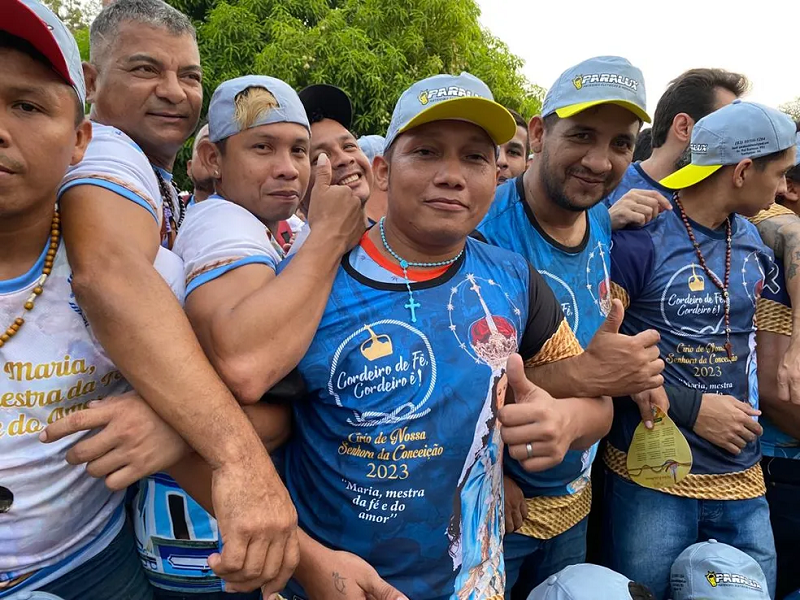 Jailson Rodrigues, cordeiro, participa na corda há 15 anos — Foto: Kamila Andrade/g1