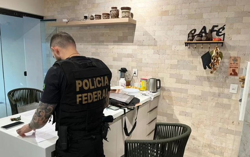 Operação da PF contra devastação na floresta amazônica PF/Divulgação