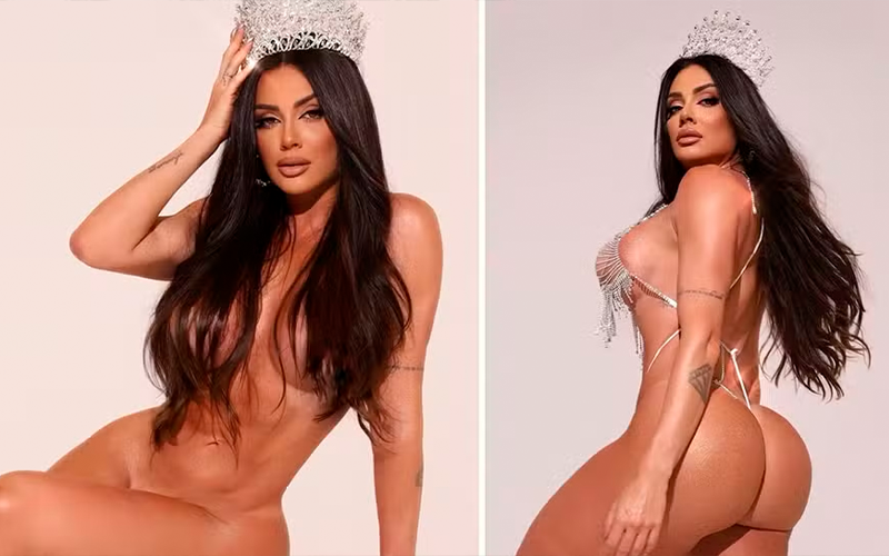 Juju Salimeni, rainha de bateria da Barroca Zona Sul — Foto: Leandro Muller