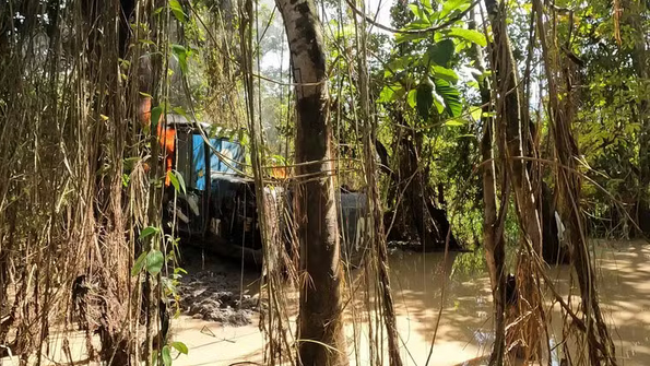 Garimpo ilegal: PF e Exército destroem R$ 20 milhões em equipamentos na Terra Indígena Sararé em MT — Foto: Divulgação/PF