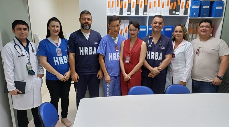 Equipe do setor de transplantes do HRBA (Foto:ISMS )