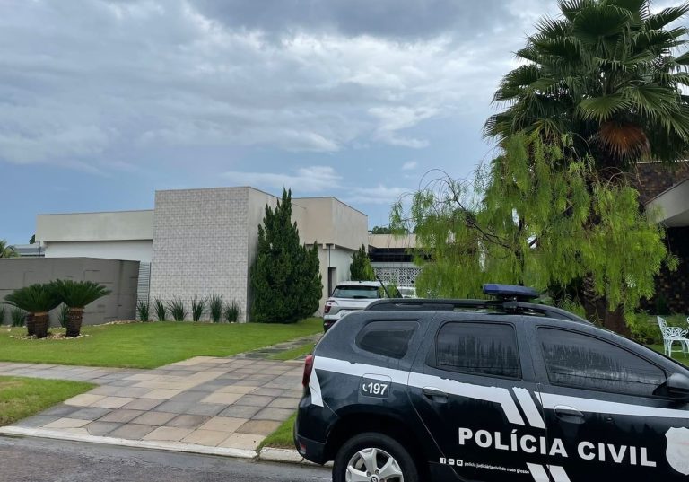 casa de luxo alvo da operação em Sinop (foto: Polícia Civil)