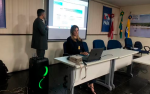 Delegado Kleidson Castro durante o treinamento — Foto: Kamila Andrade/g1