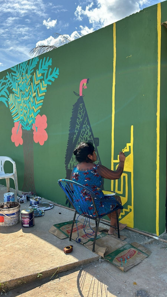 Arte em Cores 4ª edição - Artista Kamila Kayapó
