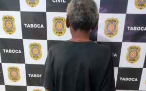 O suspeito foi preso e encaminhado para a delegacia |Divulgação