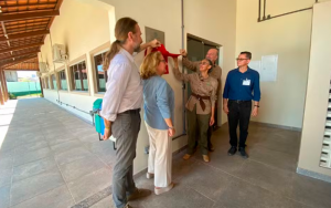 Inauguração do Serviço Florestal Brasileiro em Santarém — Foto: Kamila Andrade/g1