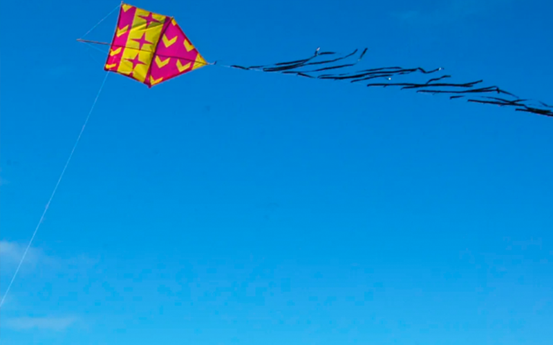 De acordo com a lei estadual, uso de cerol ou linha chilena para empinar pipa são proibidos — Foto: Arquivo/AEN