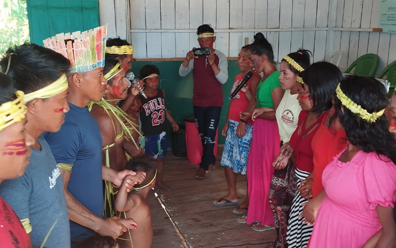 Pela primeira vez, mulheres foram eleitas como lideranças das comunidades, papel compartilhado com os homens  | Foto: Cristabell López