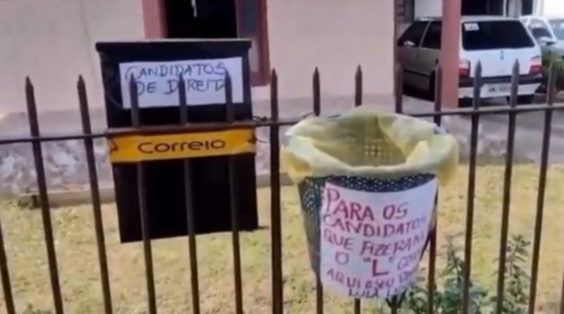 lixeira para candidato