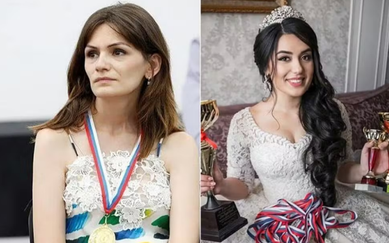 Amina Abakarova e Umayganat Osmanova — Foto: Reprodução