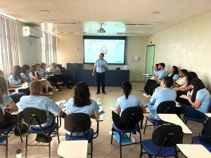 No HRSP profissionais partcipam do projeto Enfermagem 360º Fotografia AscomHRSP