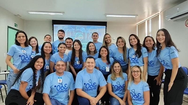 No HRSP profissionais partcipam do projeto Enfermagem 360º Fotografia AscomHRSP