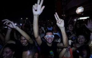 Público no estacionamento do Mangueirão. Foto: Alex Ribeiro/Ag. Pará