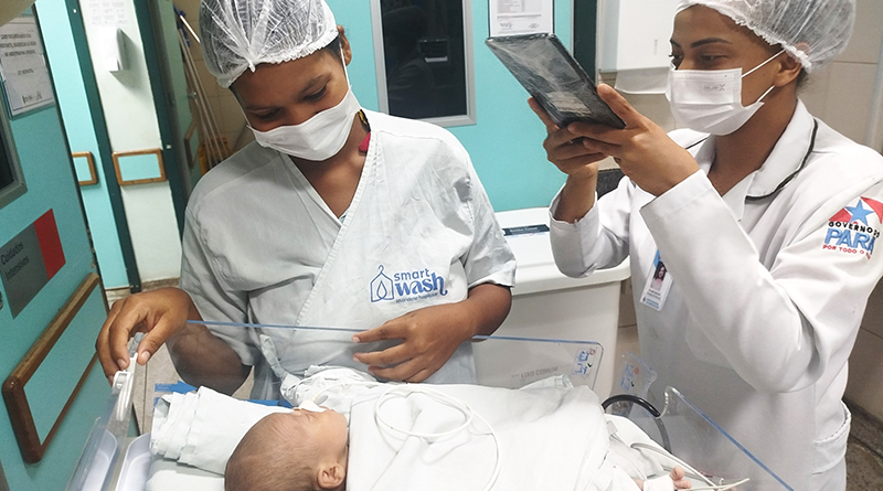 O Projeto Janelas de Afeto do HRSP aproxima pacientes de familiares distantes. Fotografia Ascom