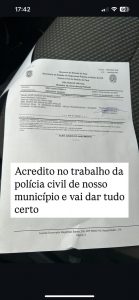 Boletim de ocorrência | Foto: Divulgação