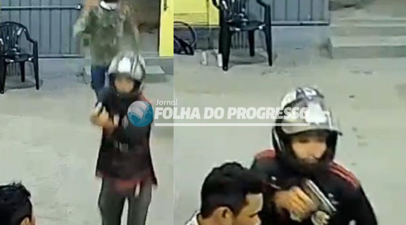 assalto a mão armada em bar no bairro Tom Alegria II na noite de sexta-feira 17/01/2025 Foto: Reprodução