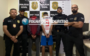 momento da prisão de Adiel e Mateus de Vargas | Foto: Reprodução/PCPA