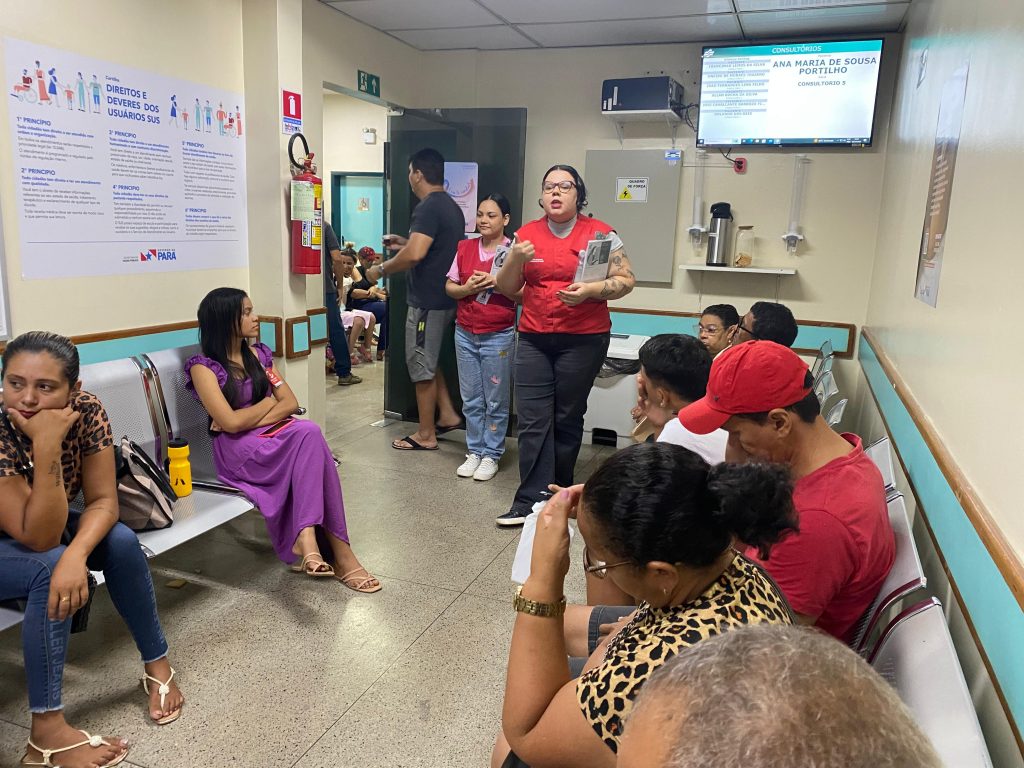 A ouvidoria do HRSP orienta e realiza pesquisas di ... o a usuários da unidade. Fotografia Ascom