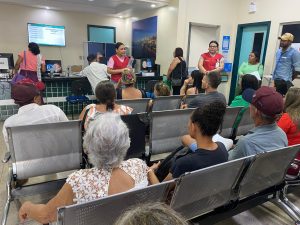 A ouvidoria do HRSP orienta e realiza pesquisas di ... o a usuários da unidade. Fotografia Ascom