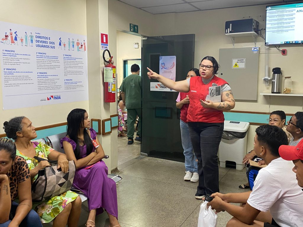 A ouvidoria do HRSP orienta e realiza pesquisas di ... o a usuários da unidade. Fotografia Ascom