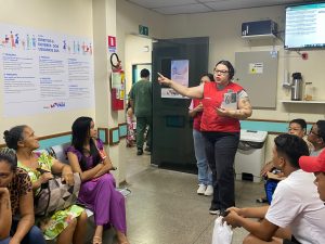 A ouvidoria do HRSP orienta e realiza pesquisas di ... o a usuários da unidade. Fotografia Ascom