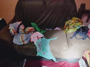 Local em que a criança ficava Foto: Reprodução