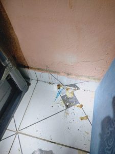 Local em que a criança ficava Foto: Reprodução