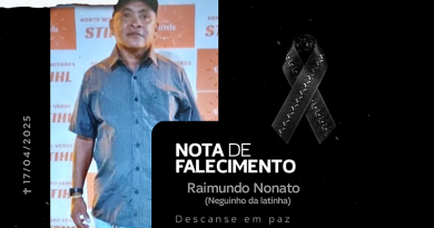 nota falecimento